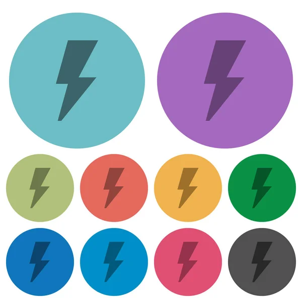 Flash-Farbe flache Symbole — Stockvektor