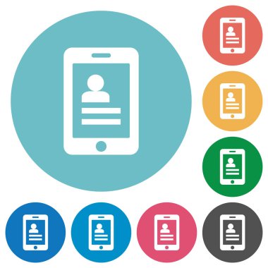 Hareketli kişiler düz simgeler