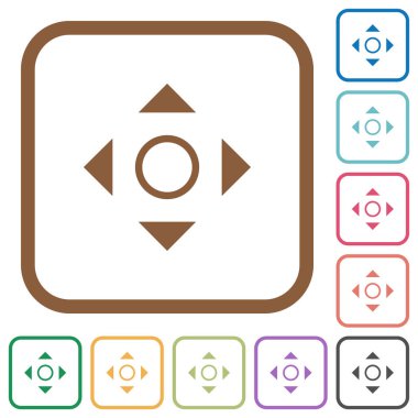 Kaydırma basit simgeler