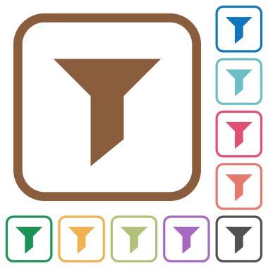 Filtre basit simgeler