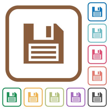 Disket basit simgeler