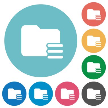 Klasör Seçenekleri düz simgeleri