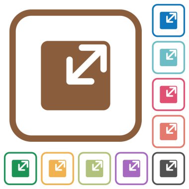 Pencere basit simgelerini yeniden boyutlandırmak