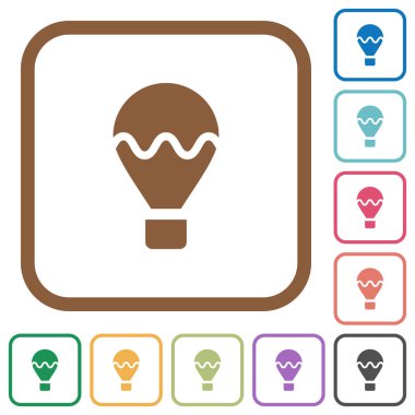 Hava balonu basit simgeler