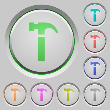 Basma düğmelerini çekiç