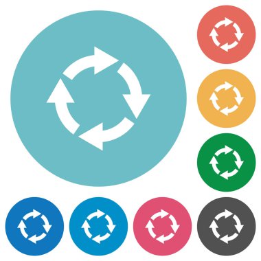 Döndürmek değil düz simgeler