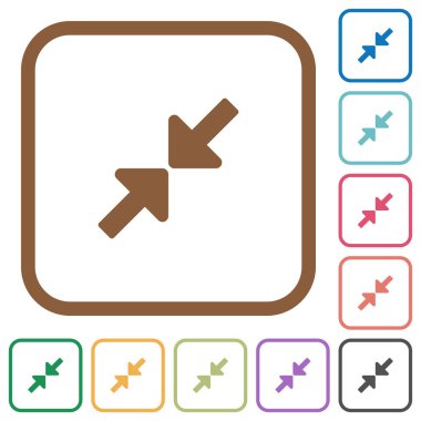 Küçük basit simgeler yeniden boyutlandırma