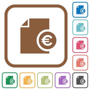 Euro rapor basit simgeler