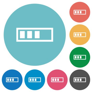 ProgressBar düz yuvarlak simgeler
