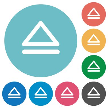 Düz simgeler ortamı çıkar