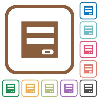 Giriş paneli basit simgeler