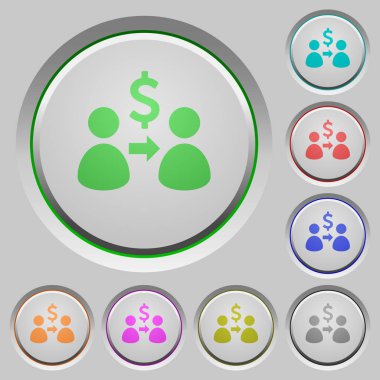 Dolar Basma düğmelerini gönderin