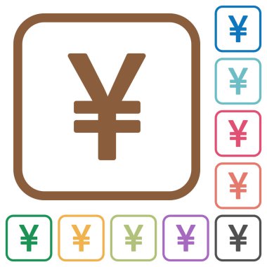 Yen basit simgeler imzalamak