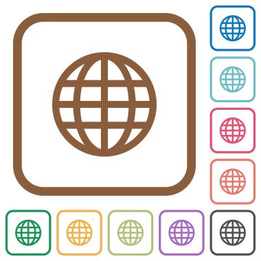 Dünya basit simgeler