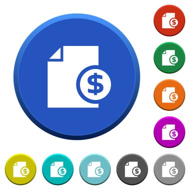 Doları rapor eğimli düğmeleri