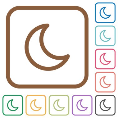 Şekil basit simgeler moon