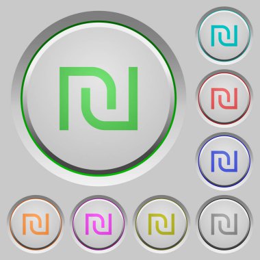 İsrail Yeni Şekeli işareti tuşlar