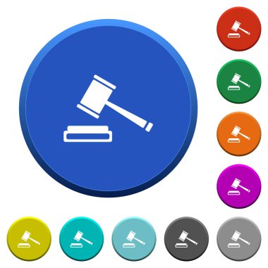 Açık artırma çekiç eğimli düğmeleri