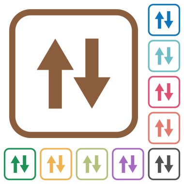 Veri trafik basit simgeler