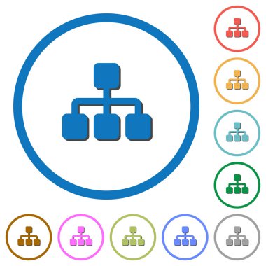 Ağ kutsal kişilerin resmi ile gölgeler ve anahatlar