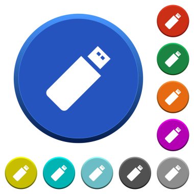 Pendrive eğimli düğmeleri