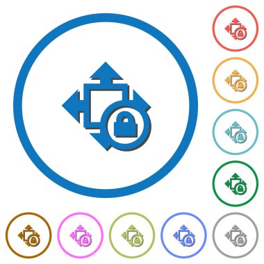 Boyutu kilit kutsal kişilerin resmi ile gölgeler ve anahatlar