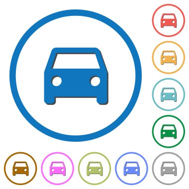 Araba kutsal kişilerin resmi ile gölgeler ve anahatlar