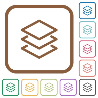 Katmanlar basit simgeler