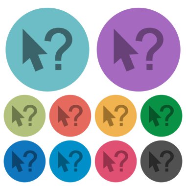 İmleç renk koyu düz simgeler yardımcı olur