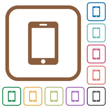 Boş ekran basit simgeleri ile Smartphone