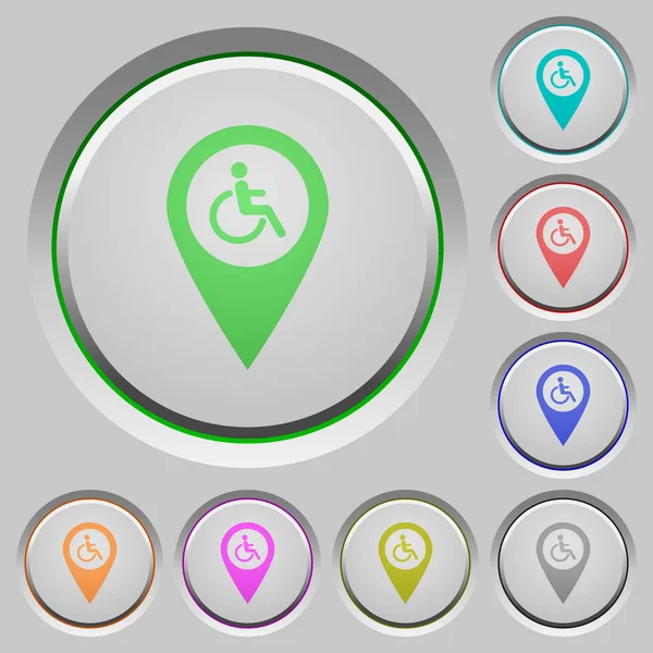 Sakatlık erişilebilirlik Gps harita konumu tuşlar
