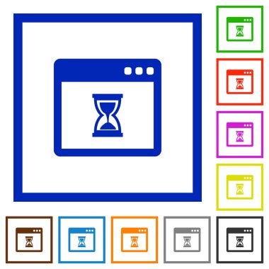 Uygulama düz çerçeveli simgeleri bekliyor