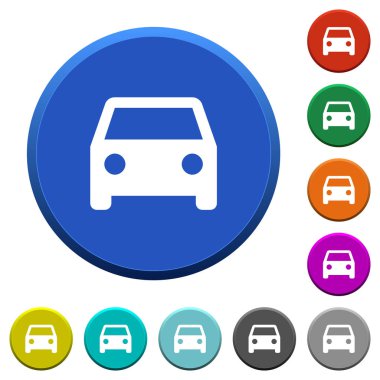 Araba eğimli düğmeleri