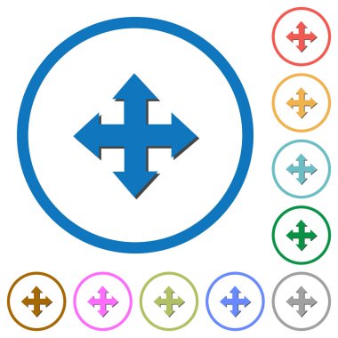 Taşıma aracı simgelerle gölgeler ve anahatlar