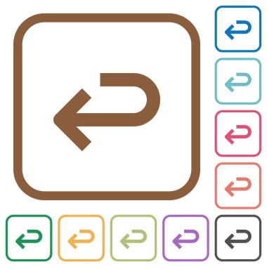 Basit ok simgelerini geri