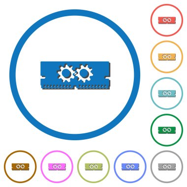 Bellek optimizasyonu simgelerle gölgeler ve anahatlar
