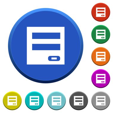 Giriş paneli eğimli düğme