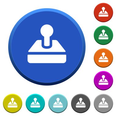 Retro oyun çubuğu eğimli düğmeleri