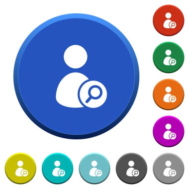 Arama kullanıcı eğimli düğmeleri