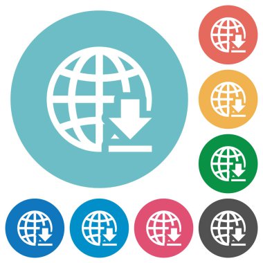 İnternetten download düz simgeler