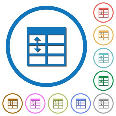 Elektronik tablo ayarlamak tablo satır yüksekliği kutsal kişilerin resmi ile gölgeler ve anahatlar
