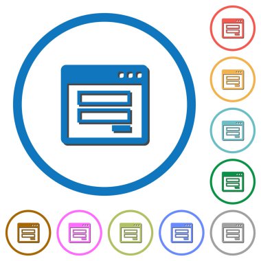 Oturum açma penceresini simgelerle gölgeler ve anahatlar