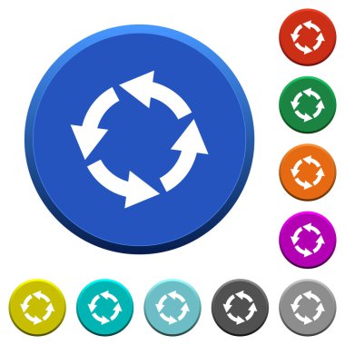 Sol eğimli düğmeleri döndürmek