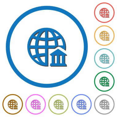 Internet Bankacılığı kutsal kişilerin resmi ile gölgeler ve anahatlar