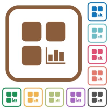 Bileşen istatistikleri basit simgeler