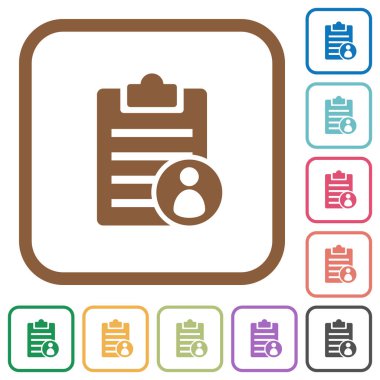 Not sahibi basit simgeler