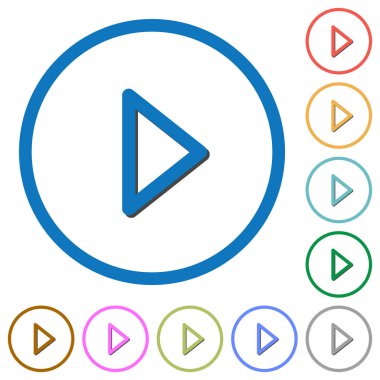 Medya simgeleri gölgeler ve anahatları ile oynamak