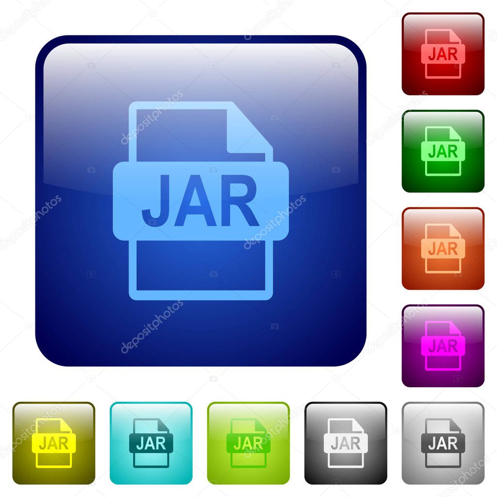 JAR file format color square buttons