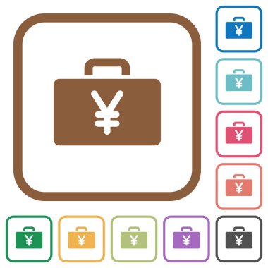 Yen basit simgeler çanta