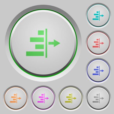 İçerik itme düğmelerinin sağ girinti azalt